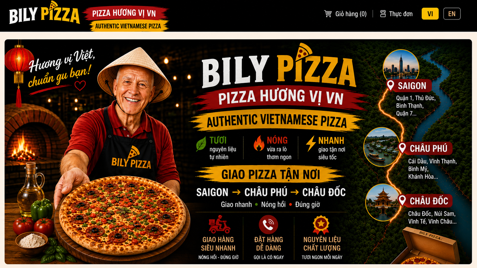 BILY PIZZA - Pizza Hương Vị VN